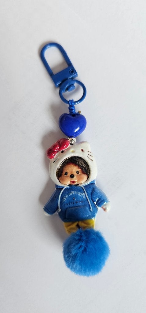 blauw monchichi phonecharm, Ophalen of Verzenden, Nieuw, Overige typen