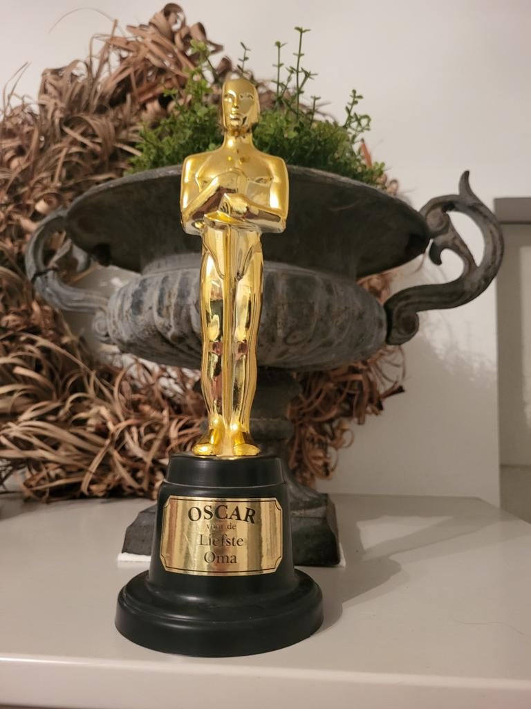 Oscar beeldje 'Liefste Oma' of 'Liefste Opa', Ophalen of Verzenden, Nieuw