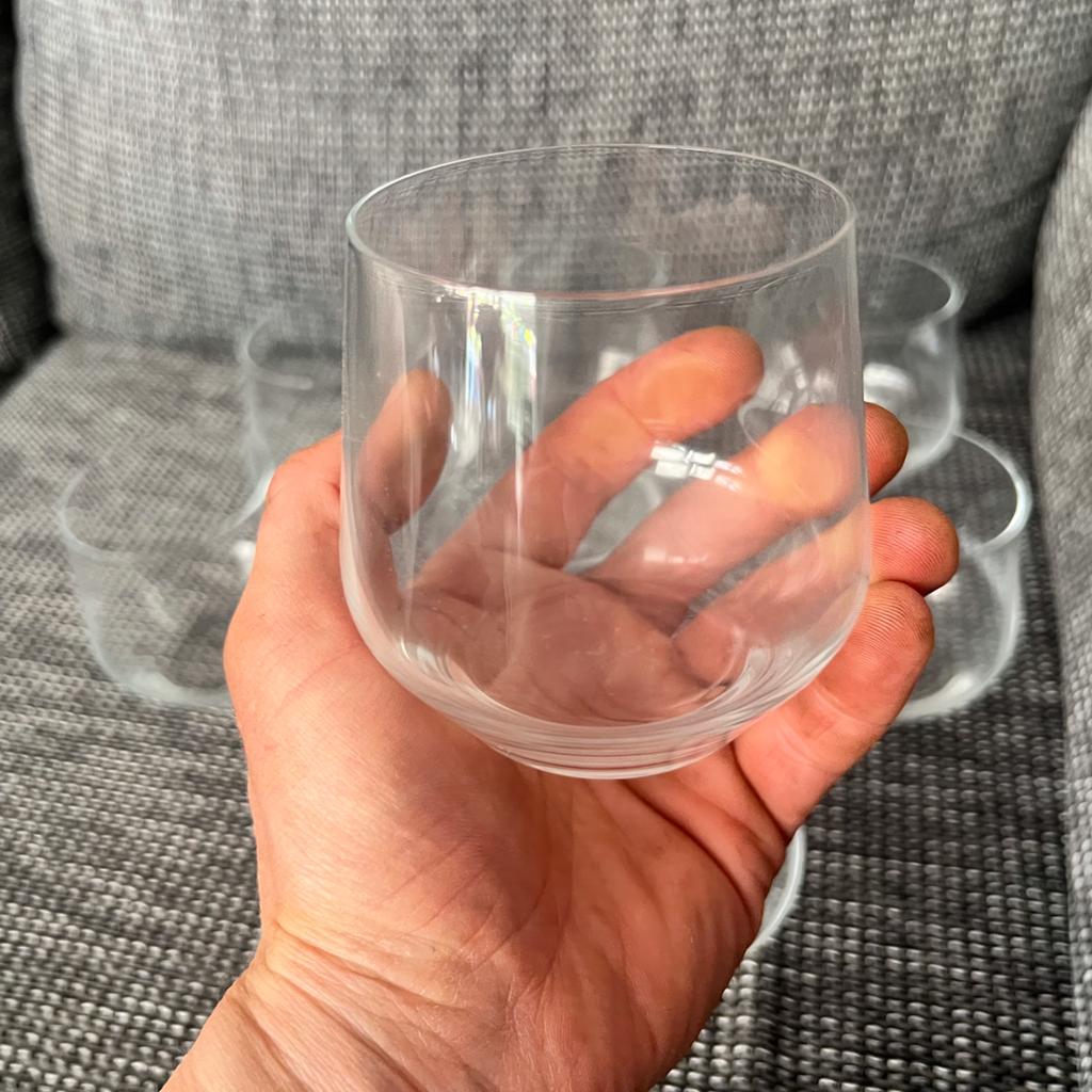 Kristal wijn / waterglazen, Ophalen of Verzenden, Zo goed als nieuw, Overige typen