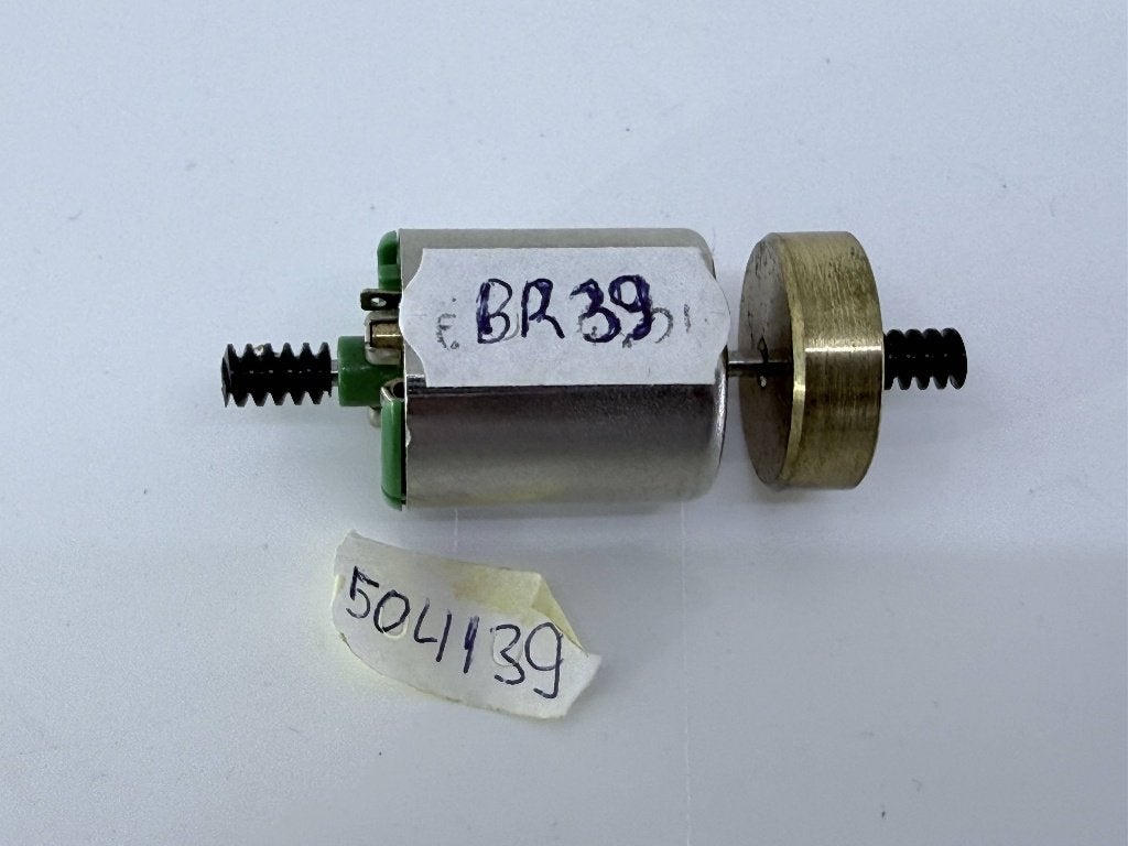 Fleischmann 504139 - Motor, 2 tandwielen voor o.a. BR38/BR39, Overige typen, Ophalen of Verzenden, Zo goed als nieuw, Info@modeltrein-onderdelen.nl