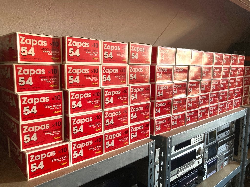 250x (25 dozen) Zapas C54 cassettebandjes, nieuw in folie, Cd's en Dvd's, Overige genres, Ophalen of Verzenden, Nieuw in verpakking