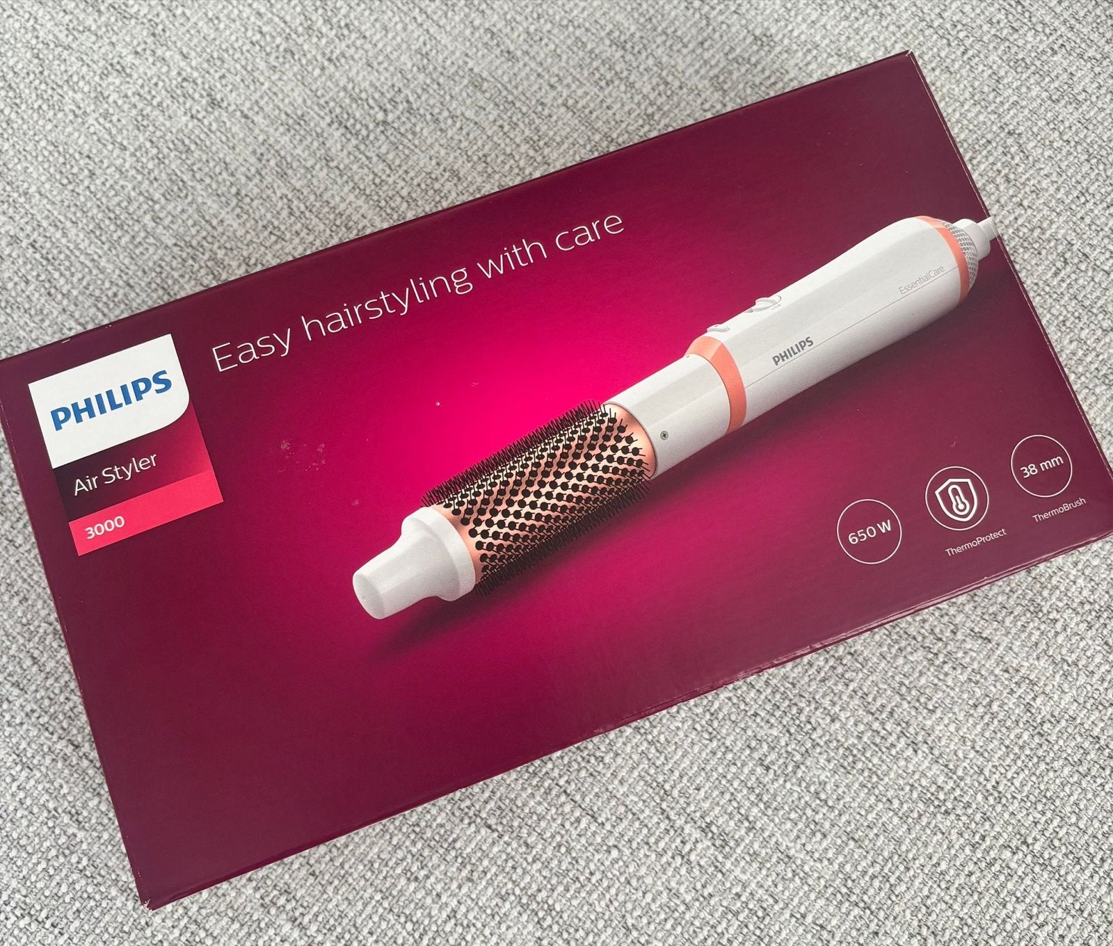 Philips Air Styler 3000 - Föhnborstel voor haarstyling, Ophalen of Verzenden, Nieuw, Föhn of Haardroger