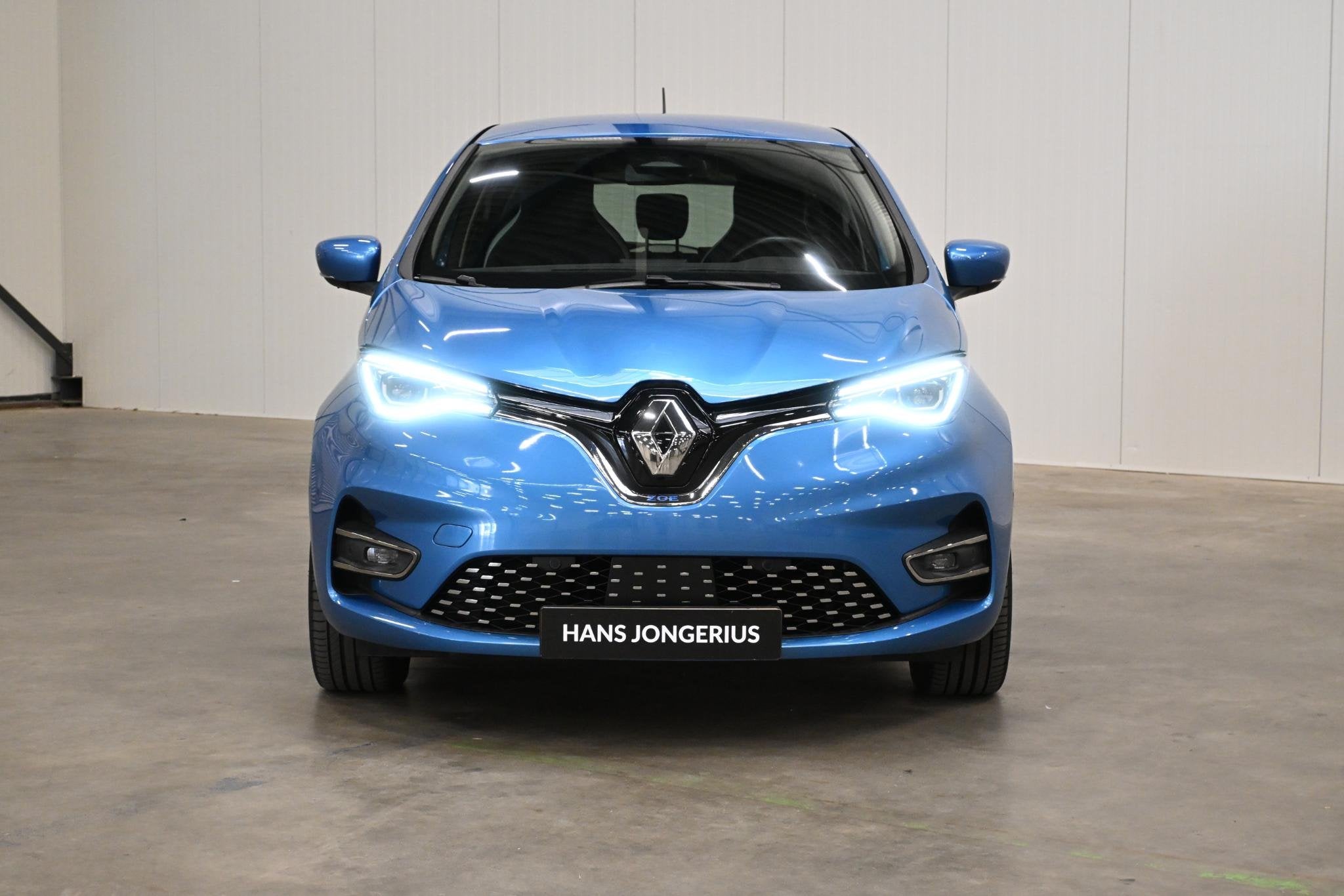Renault ZOE R135 Intens Business 52 kWh | INCL. ACCU | TREKH, Auto's, Dealer onderhouden, 136 pk, Gebruikt, Blauw