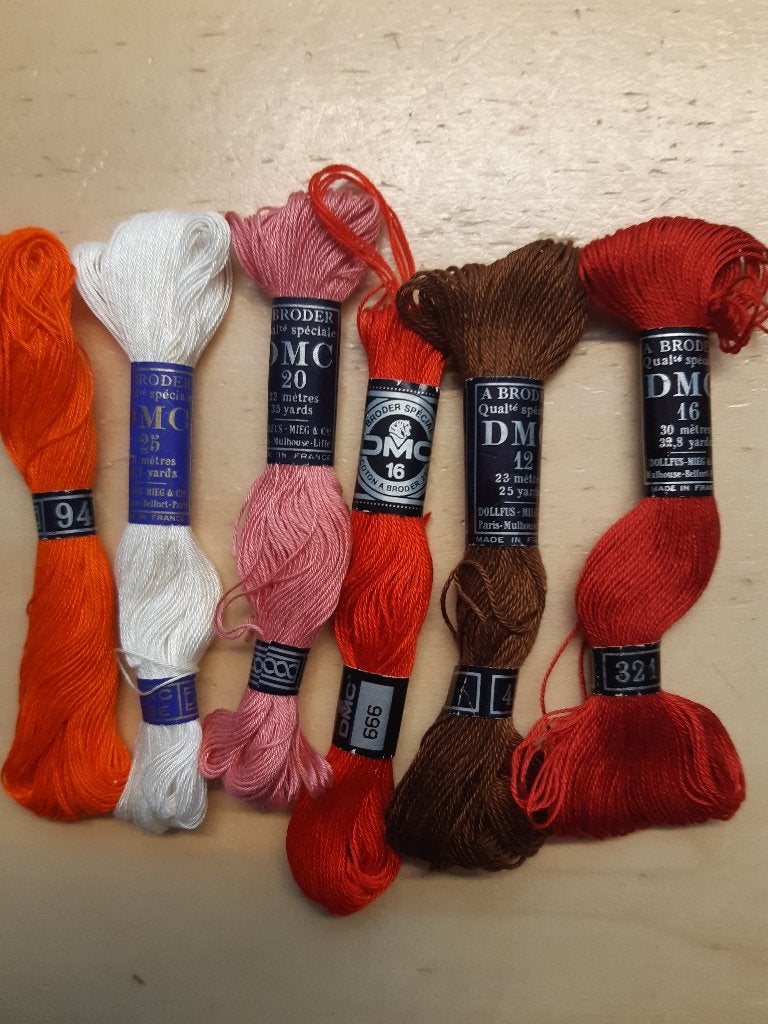 Dmc garen, Hobby en Vrije tijd, Ophalen of Verzenden, Zo goed als nieuw, Handborduren, Borduurgaren of Zijde