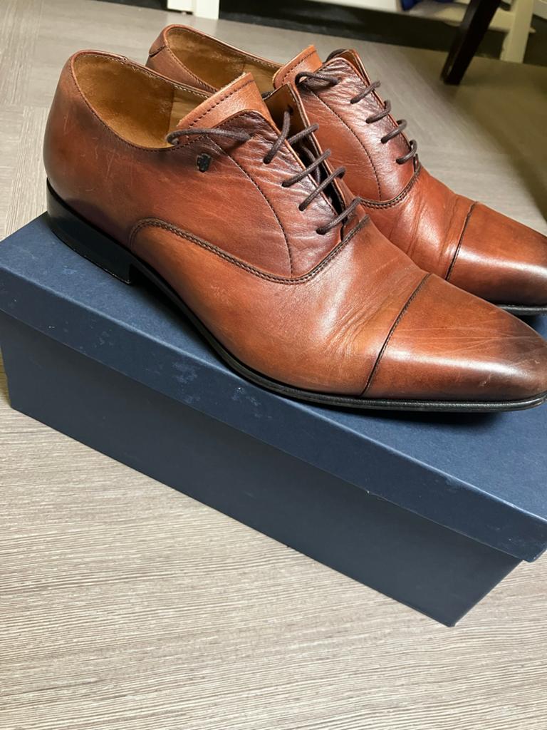 Van Bommel nette schoenen - Cognac bruin, Kleding | Heren, Schoenen, Gedragen, Veterschoenen, Bruin, Ophalen
