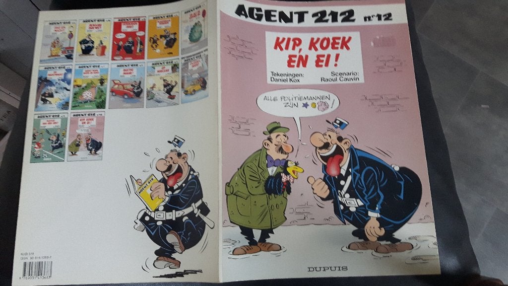 Agent 212, nummere 12, Raoul Cauvin, Eén stripboek, Ophalen of Verzenden, Zo goed als nieuw