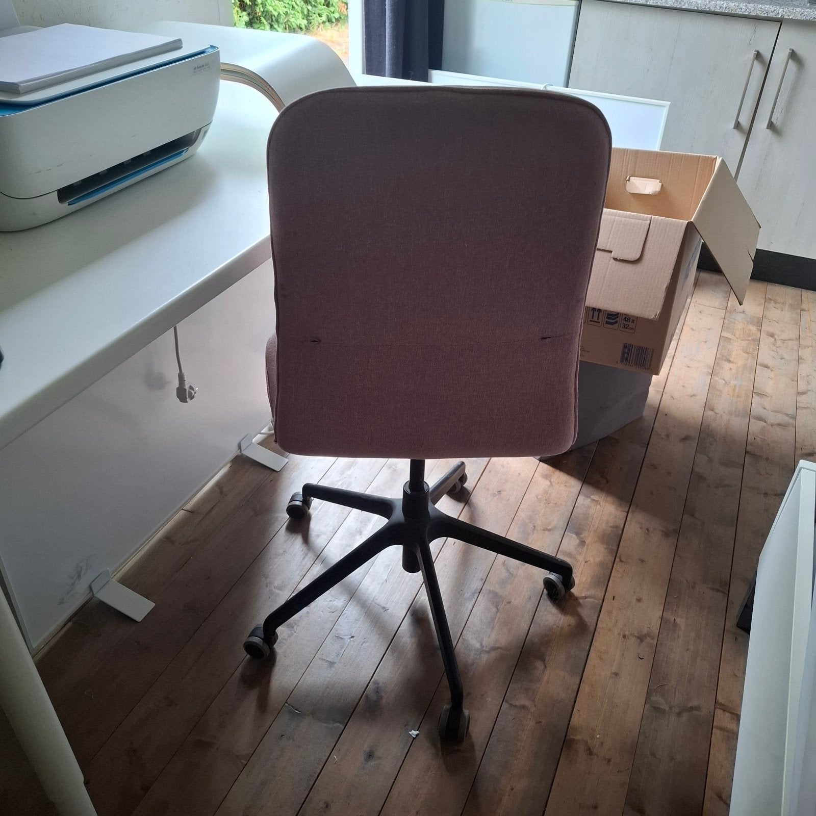 Ikea Langfjall bureaustoel - Roze/Paars, Ophalen, Gebruikt, Roze, Bureaustoel