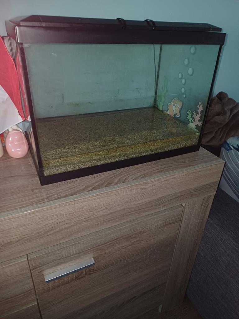 160l aquarium zgan, Ophalen, Gebruikt, Leeg aquarium