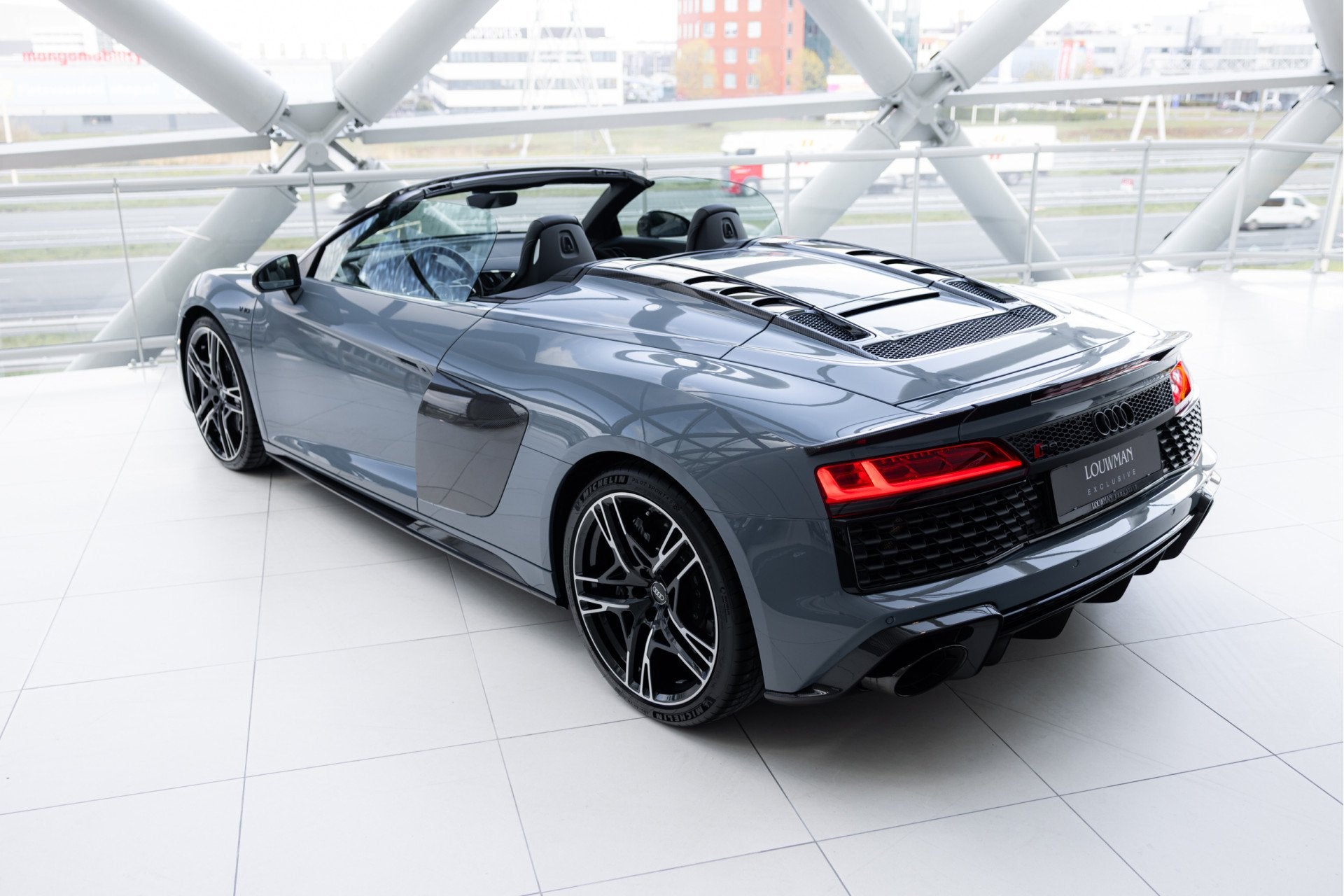 Audi R8 Spyder 5.2 V10 Performance Quattro | B&O | Kemora Gr, Auto's, Audi, Automaat, Dealer onderhouden, Gebruikt, 5204 cc
