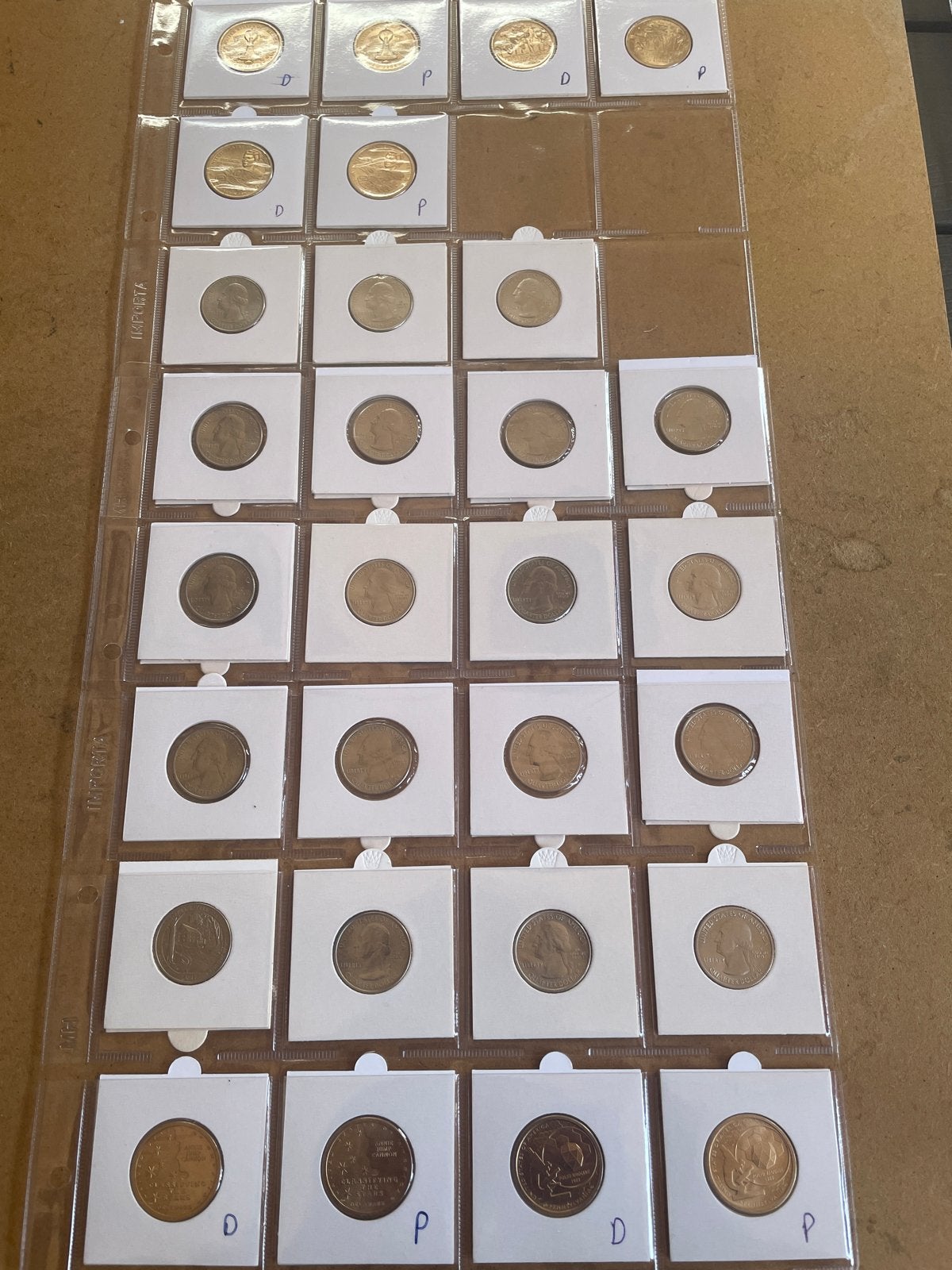 Verzameling Amerikaanse Quarters (D en P munten), Postzegels en Munten, Munten | Amerika, Ophalen of Verzenden, Noord-Amerika