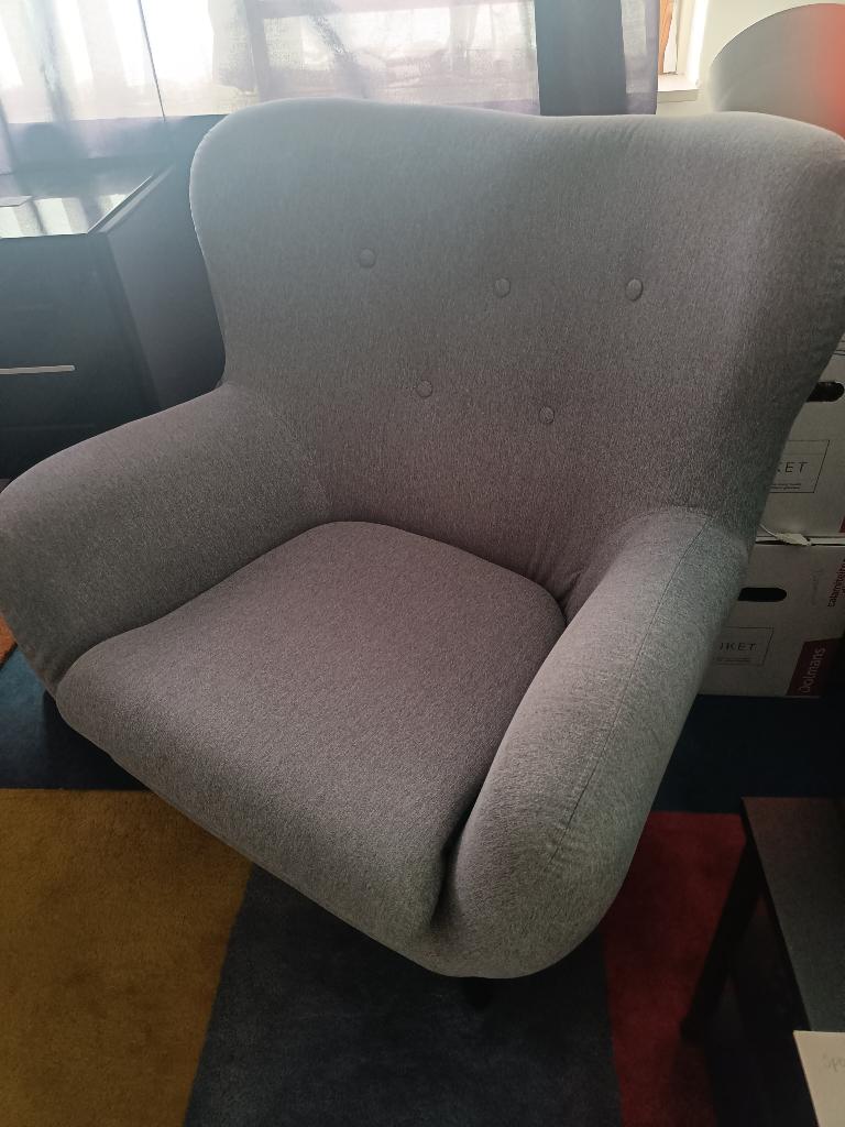 Gratis fauteuil luie stoel, Ophalen, Gebruikt, 75 tot 100 cm, Stof