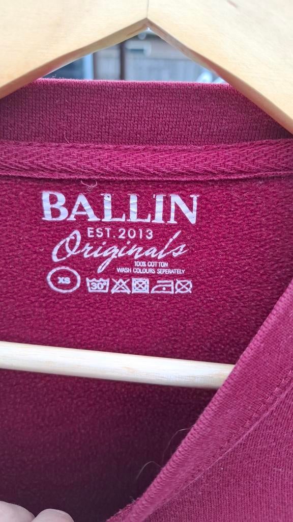 Ballin Originals Trui Maat S (14-16 jaar) - Bordeauxrood, Ophalen of Verzenden, Gebruikt, Ballin Originals, Jongen of Meisje