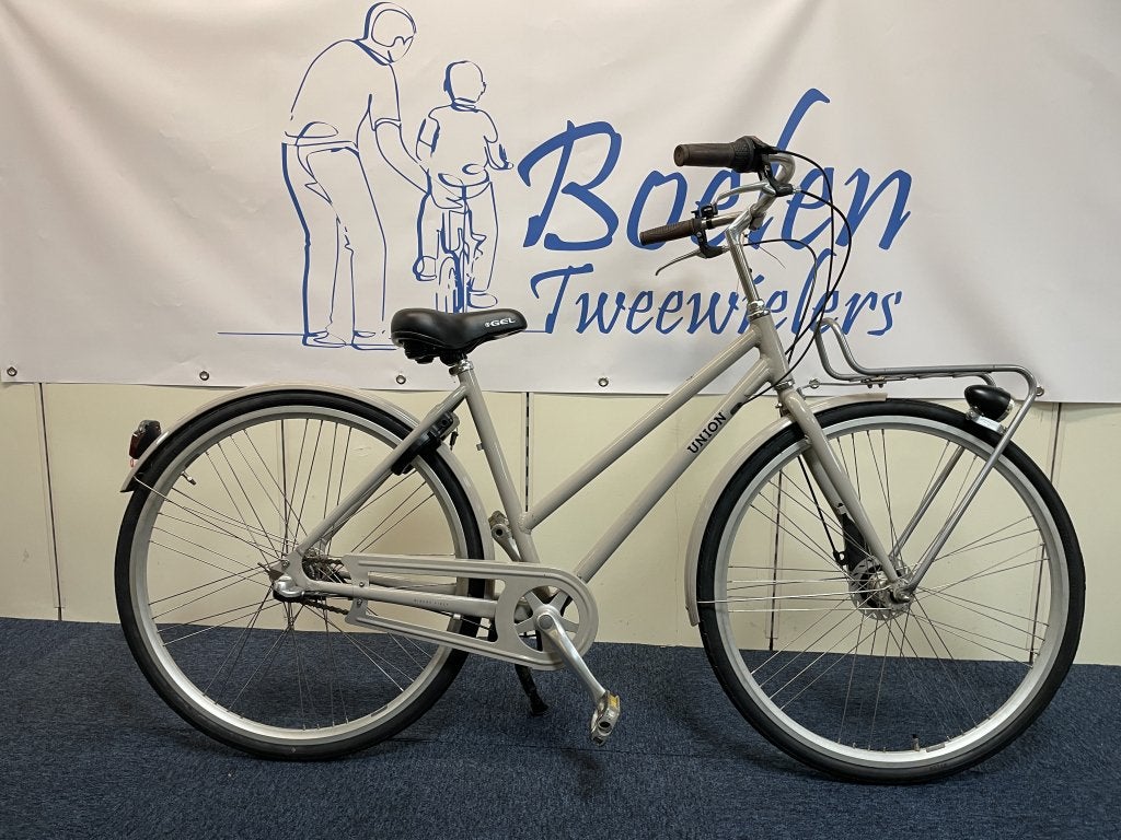 VERKOCHT! Union Flow 28/50cm 3v Transport Damesfiets, 47 tot 50 cm, Versnellingen, Niet ingevuld, Zo goed als nieuw