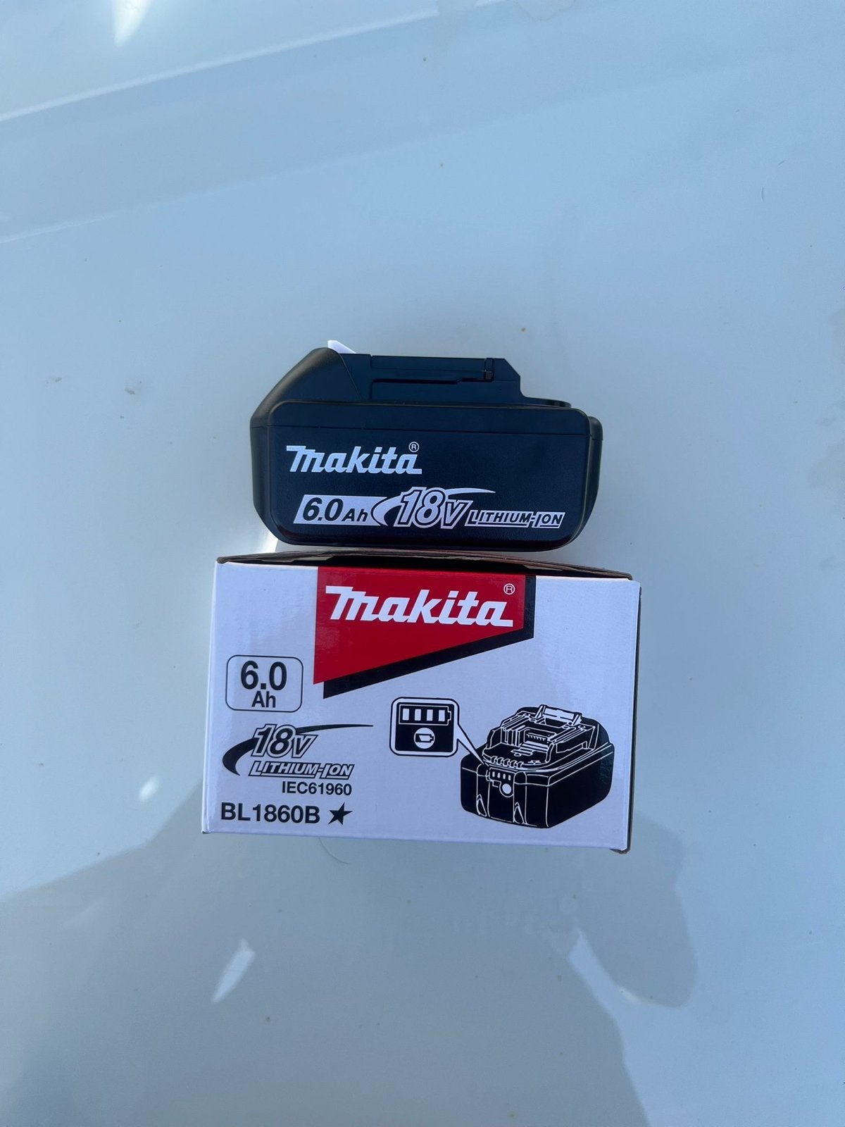 Makita 18V 6.0Ah Li-ion Accu BL1860B - Nieuw in doos, Ophalen of Verzenden, Nieuw