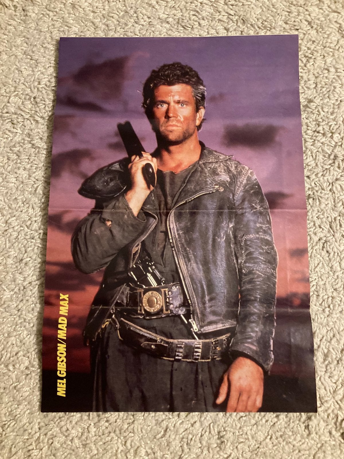 Poster A3 formaat MAD MAX Mel Gibson, Ophalen of Verzenden, Zo goed als nieuw, A1 t/m A3