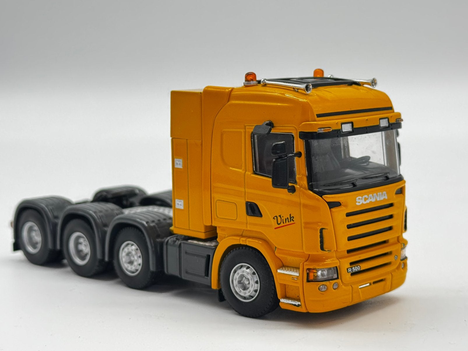 WSI SCANIA R 500 VINK BARNEVELD, Hobby en Vrije tijd, Modelauto's | 1:50, ., Ophalen of Verzenden, Zo goed als nieuw, .