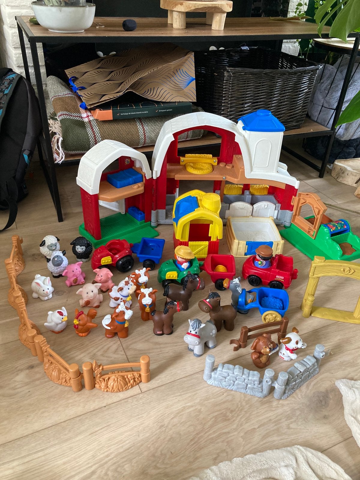 Grote little people boerderij set, Kinderen en Baby's, Speelgoed | Fisher-Price, Ophalen, Gebruikt, Speelset, Met geluid