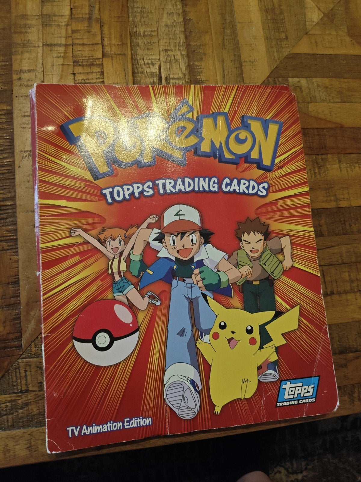 Pokémon Kaarten Verzameling in Map - Topps TV Animation, Ophalen of Verzenden, Gebruikt, Meerdere kaarten