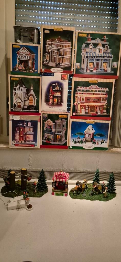Compleet Lemax kerstdorp, Diversen, Kerst, Ophalen, Zo goed als nieuw