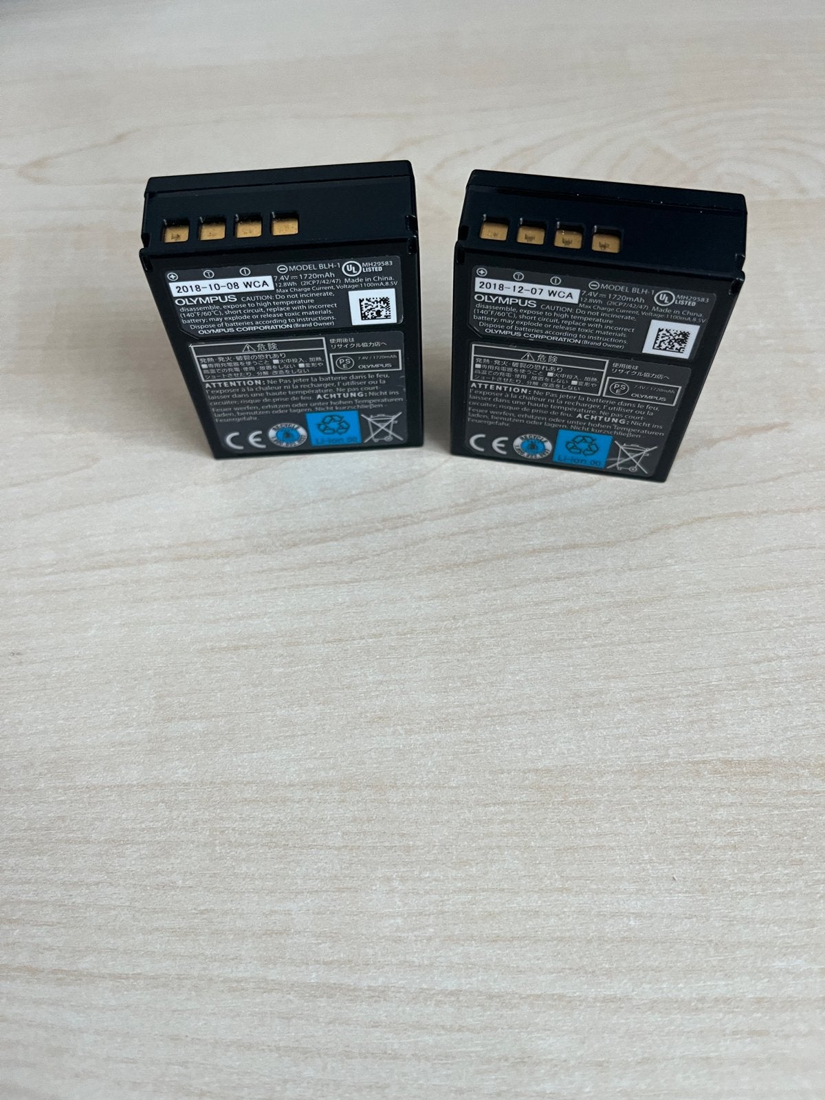 Originele Olympus BLH-1 Accu's - Perfecte Staat, Gebruikt, Olympus, Accu