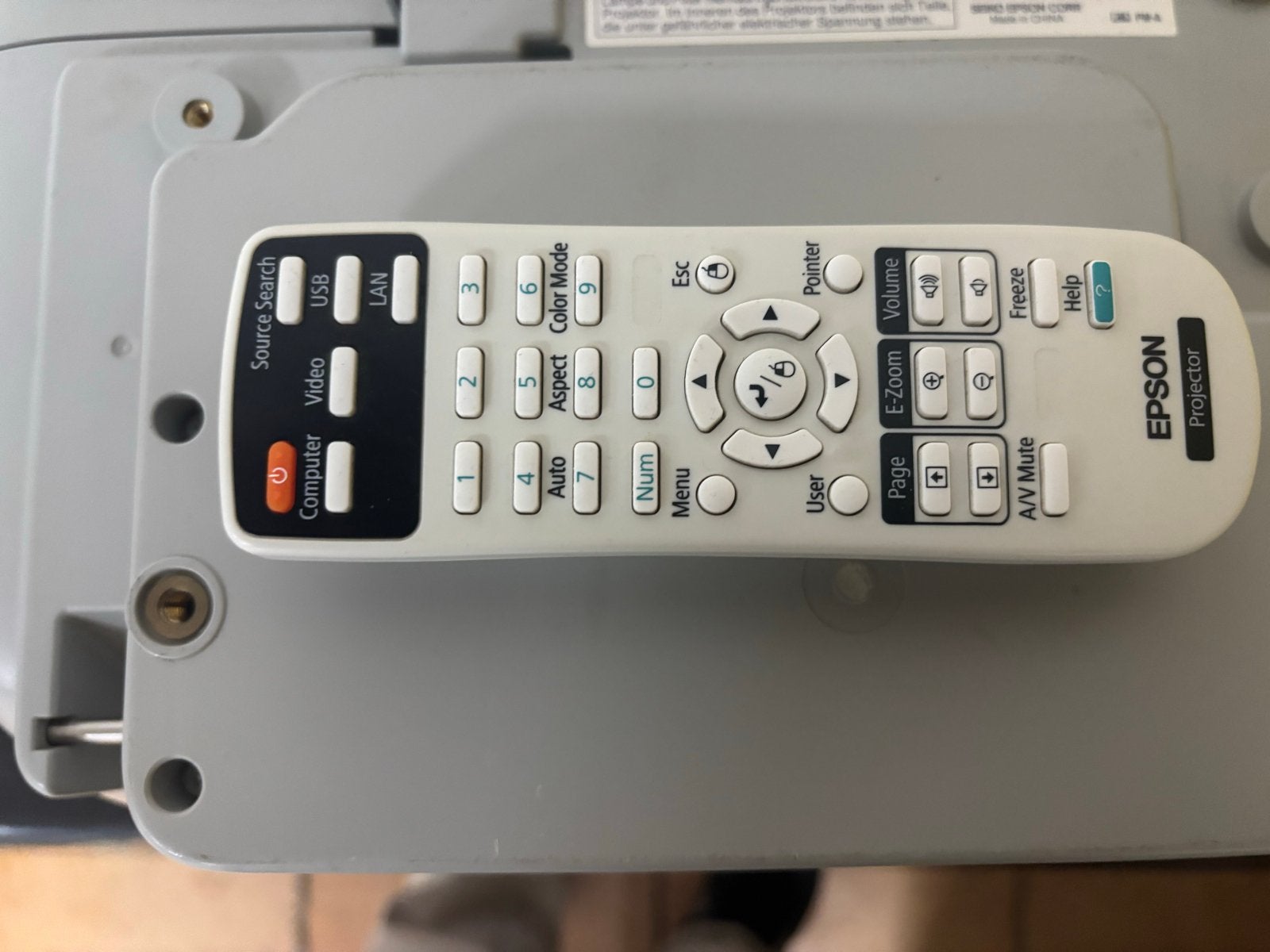 Epson LCD Beamer H456B met afstandsbediening, Audio, Tv en Foto, Beamers, Ophalen of Verzenden, Gebruikt, LCD, Epson