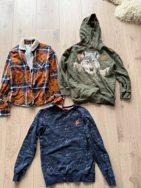 Kinderkleding maat 146: warm vest, hoodie en trui, Ophalen of Verzenden, Zo goed als nieuw, Jongen, Overige typen