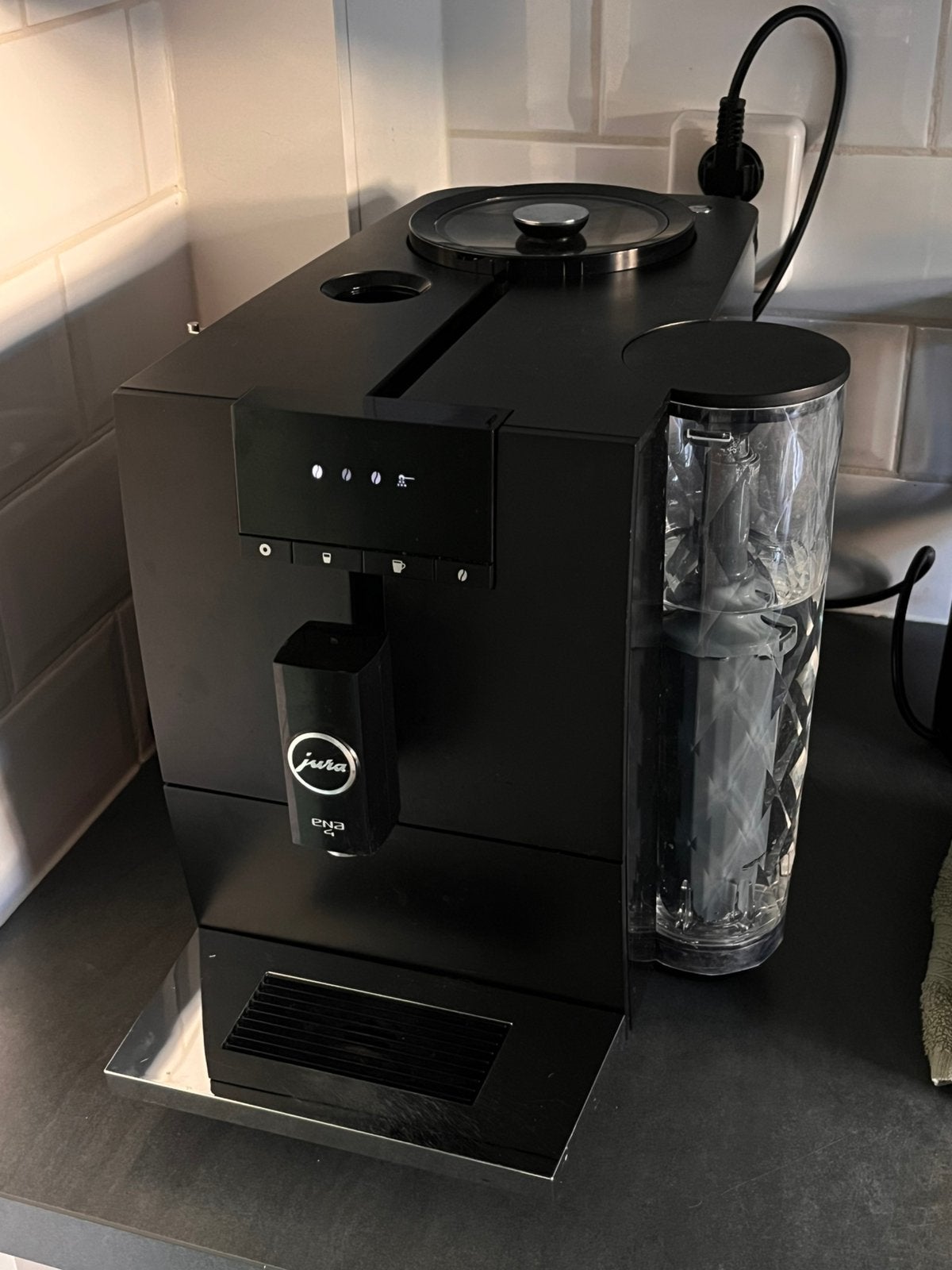 Jura Ena 4 - automaat, 10 kopjes of meer, Ophalen, Zo goed als nieuw, Koffiemachine