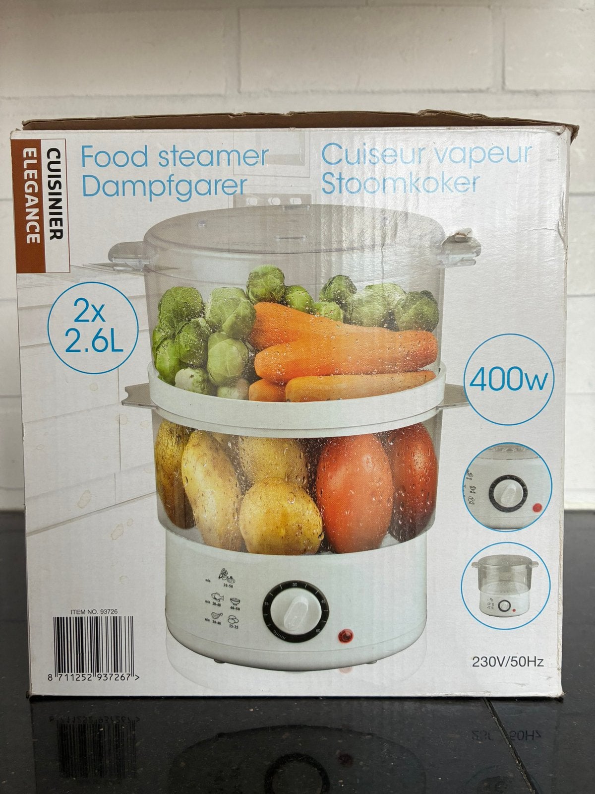 Stoomkoker 400 watt, Ophalen of Verzenden, Nieuw