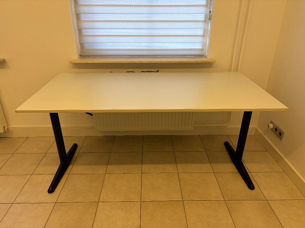 IKEA Effektiv T bureau 80x160, Ophalen, Demontabel, 160 cm, Gebruikt