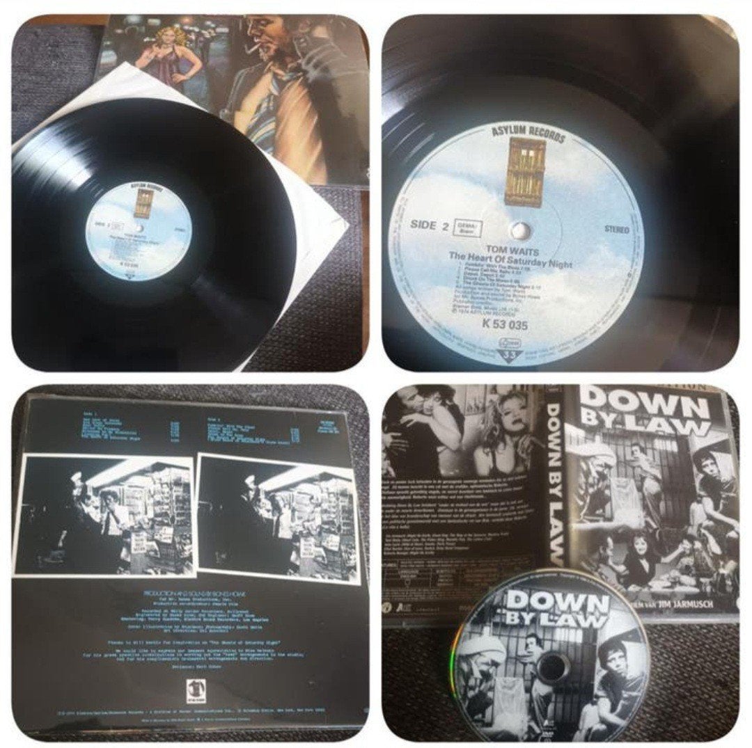 Tom Waits - The heart of saturday night LP + DVD Down by law, Cd's en Dvd's, Vinyl | Rock, Ophalen of Verzenden, Gebruikt, 12 inch