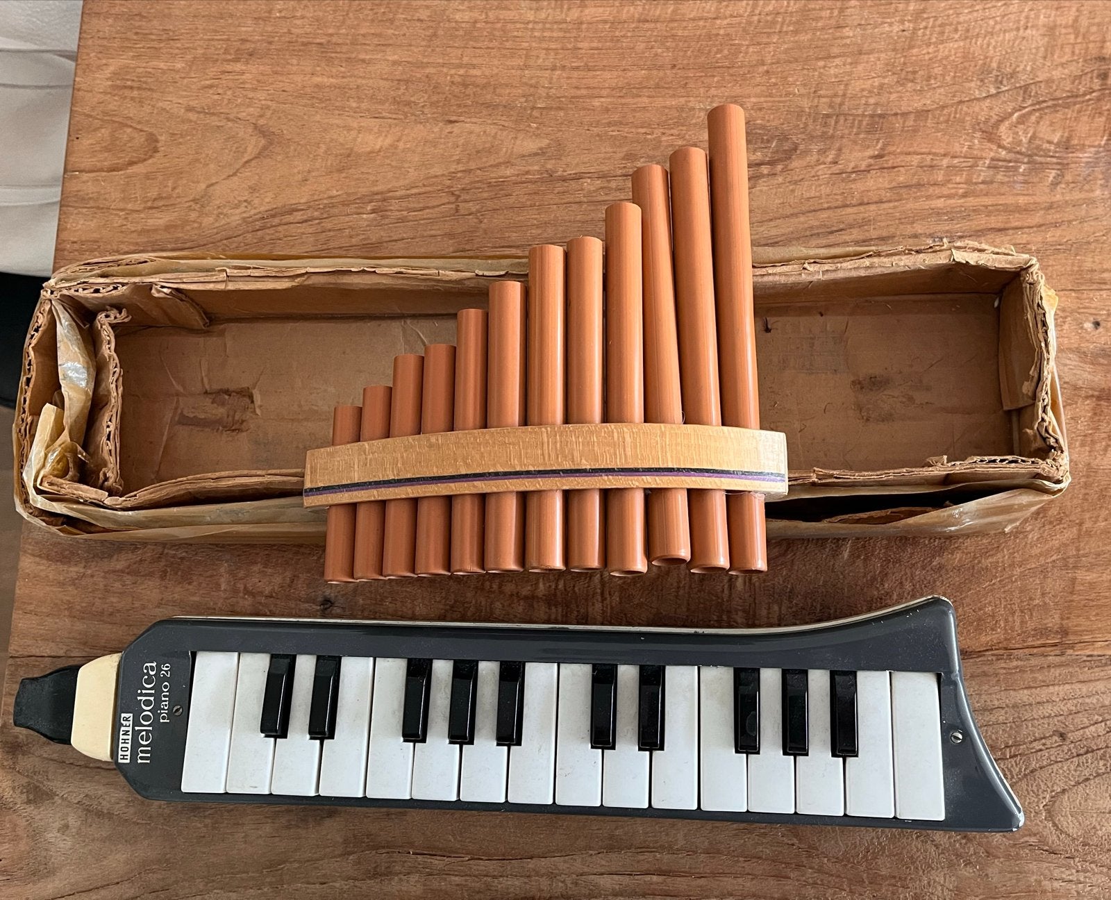 Melodica & panfluit, Ophalen, Gebruikt