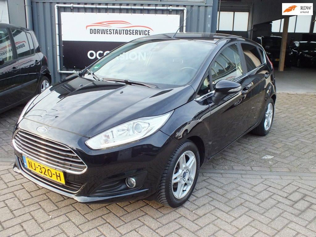 Ford Fiesta 1.0 EcoBoost Titanium!2014!Clima!Nap, Voorwielaandrijving, Euro 5, 101 pk, Bedrijf