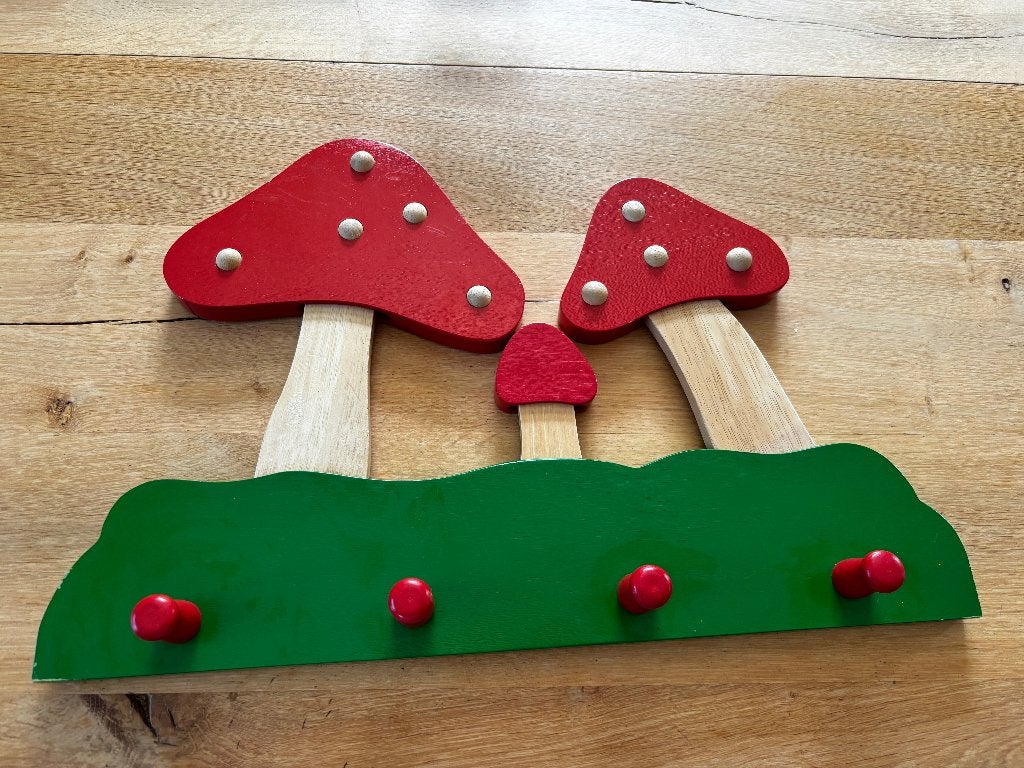 Paddenstoelen kinderkapstok, Ophalen, Gebruikt, Minder dan 100 cm, Kinderkapstok