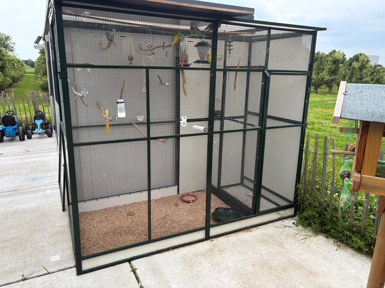 Voilere, Ophalen, Zo goed als nieuw, Aluminium, Volière