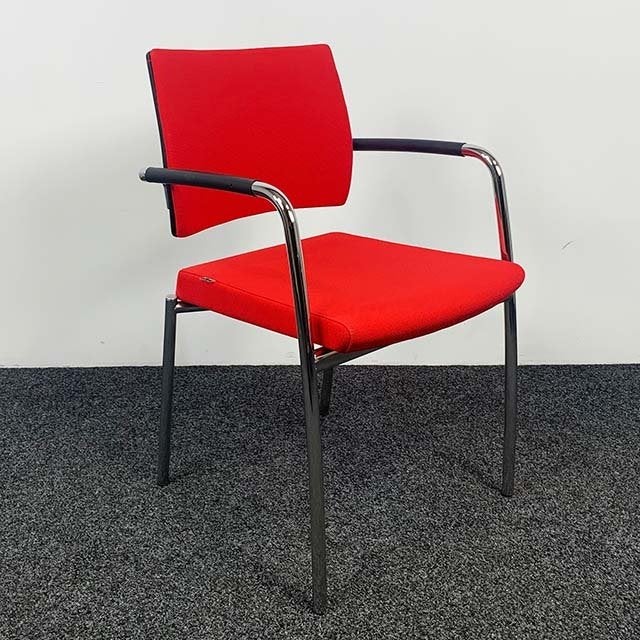 Ahrend 340 Vergaderstoel Rood 22406, Ophalen, Gebruikt, Rood, Eén