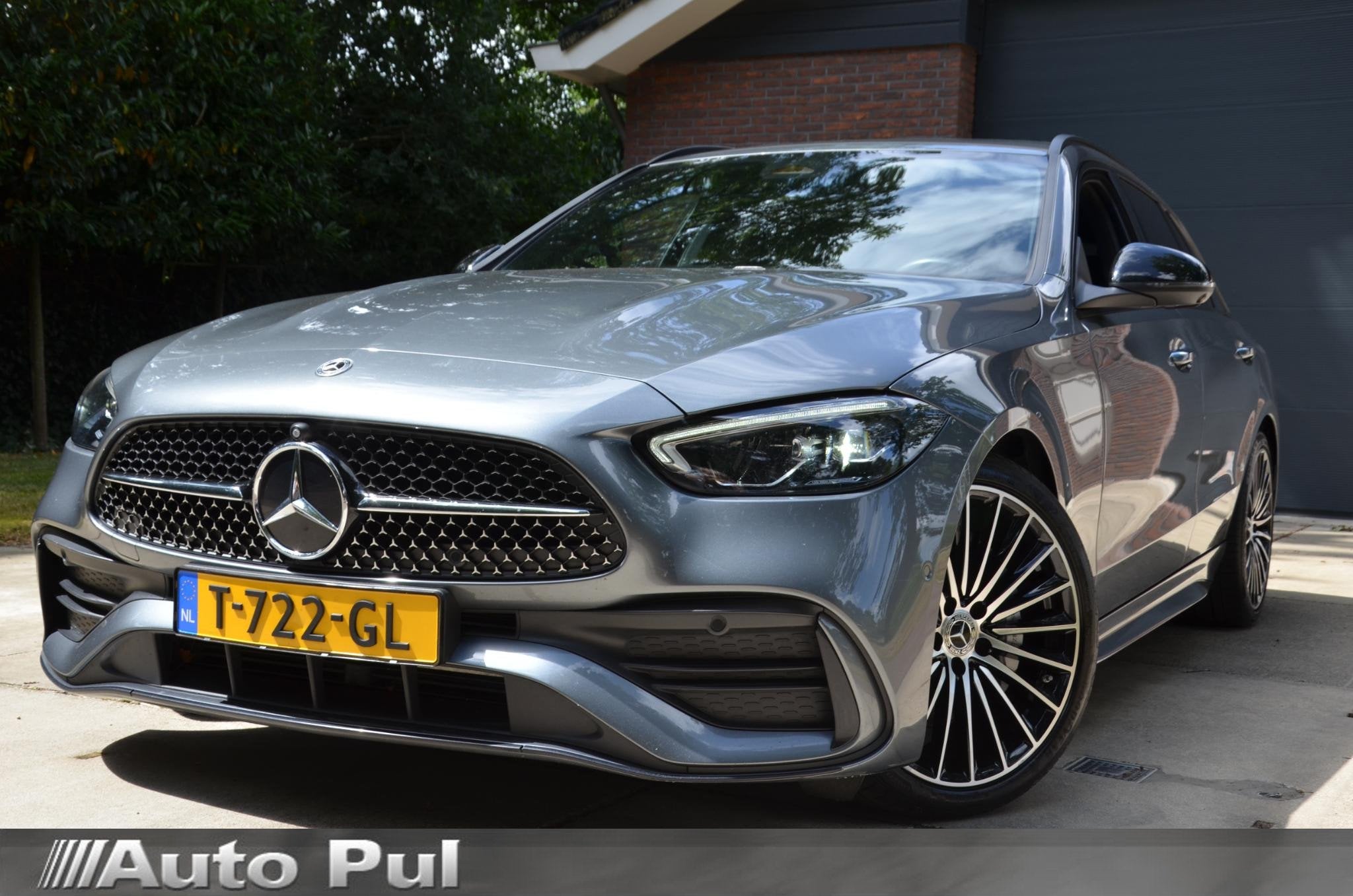 Mercedes-Benz C-klasse Estate 200 AMG Line Automaat/Navi/Pdc, Auto's, Automaat, 4 cilinders, Origineel Nederlands, 204 pk