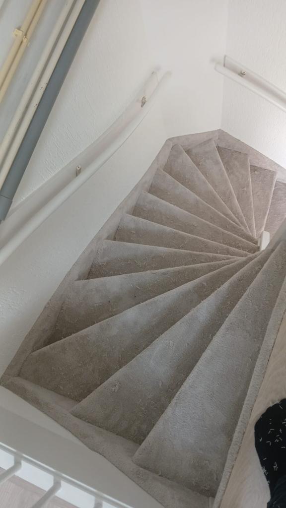 Trap Bekleden Professioneel Woning & Trapstoffering, Crème, 75 m² of meer, Nieuw, Ophalen of Verzenden