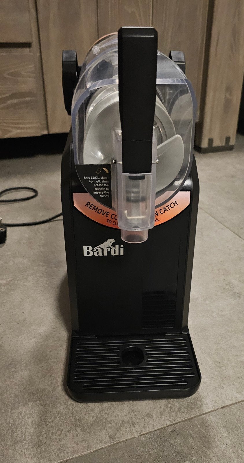 bardi slushmachine zgan (seeger), Witgoed en Apparatuur, IJsmachines, Ophalen of Verzenden, Zo goed als nieuw