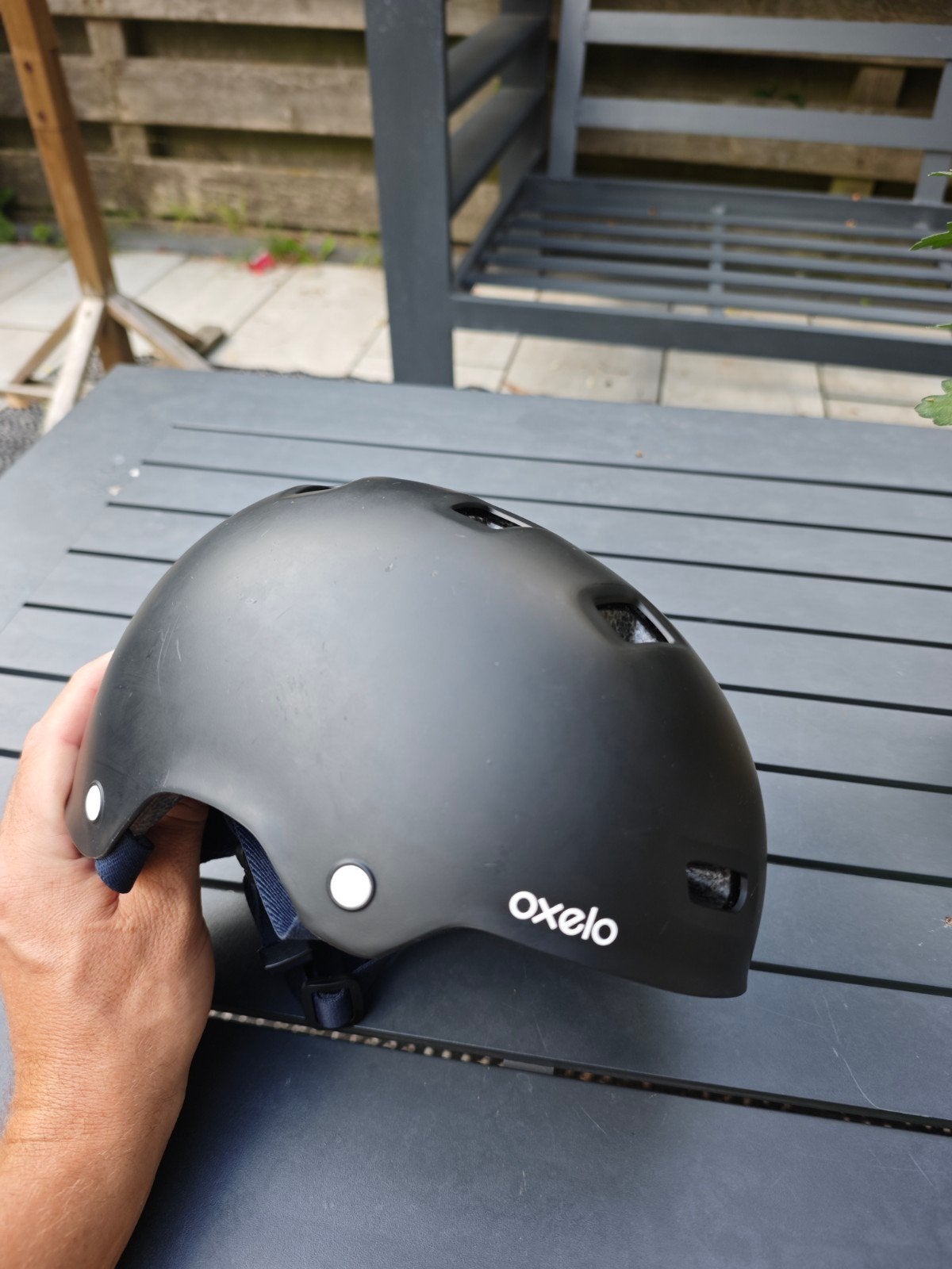 Oxelo Kinderhelm MF500 Zwart - Maat S (52-55 cm), Gebruikt, Jongen of Meisje, Oxelo, Ophalen
