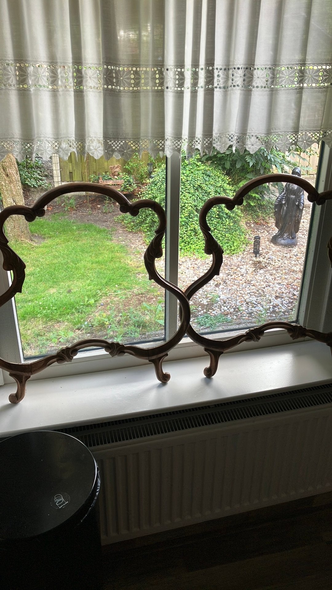 2 vintage antieke raamhorren raam hor, Antiek en Kunst, Ophalen