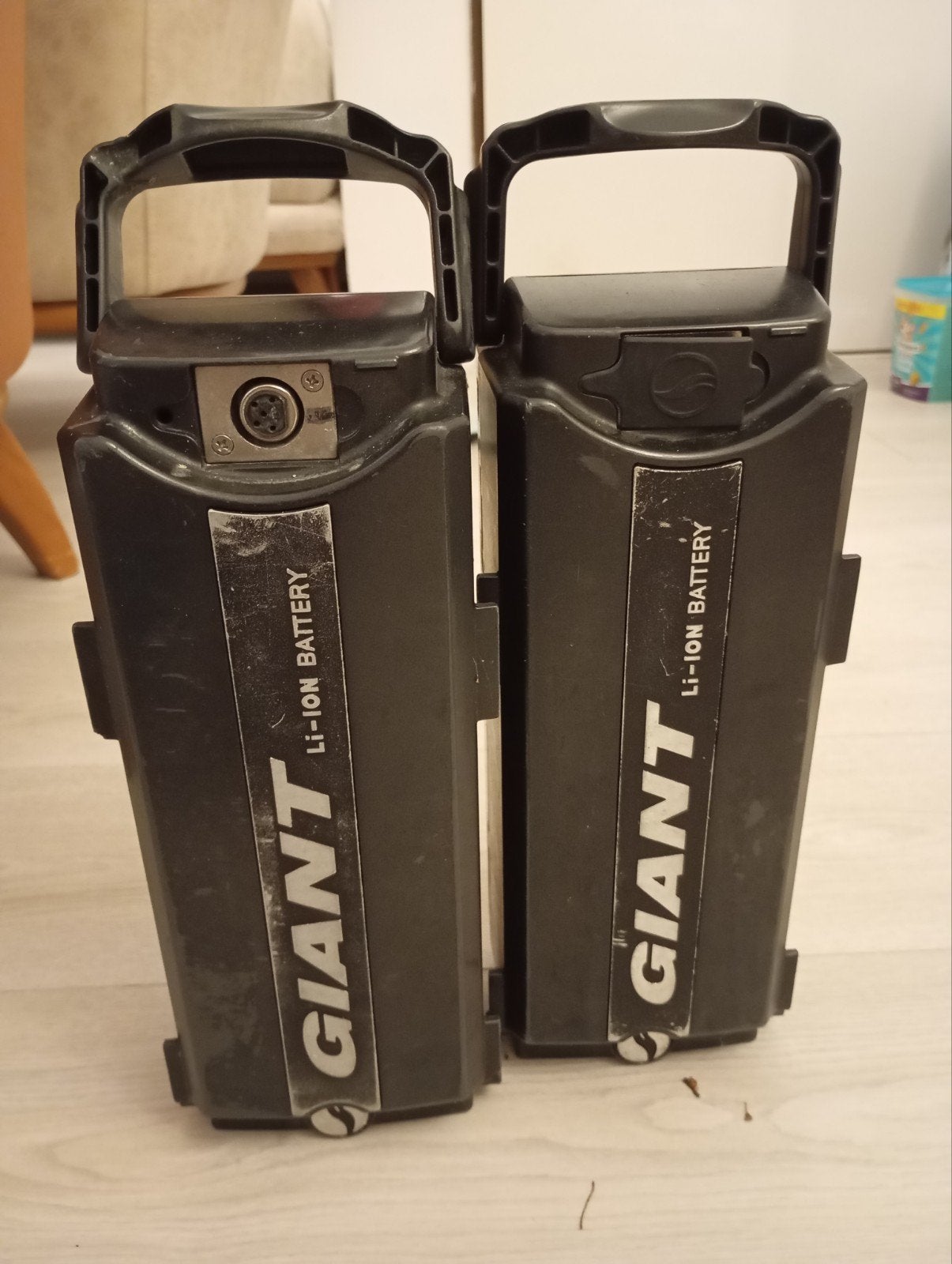 Giant Li-ion E-bike 36 volt buAccu's (2 stuks), Ophalen of Verzenden, Gebruikt