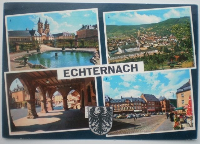 Oude ansichtkaart Echternach, Luxemburg., Ophalen of Verzenden, 1960 tot 1980, Gelopen, België en Luxemburg