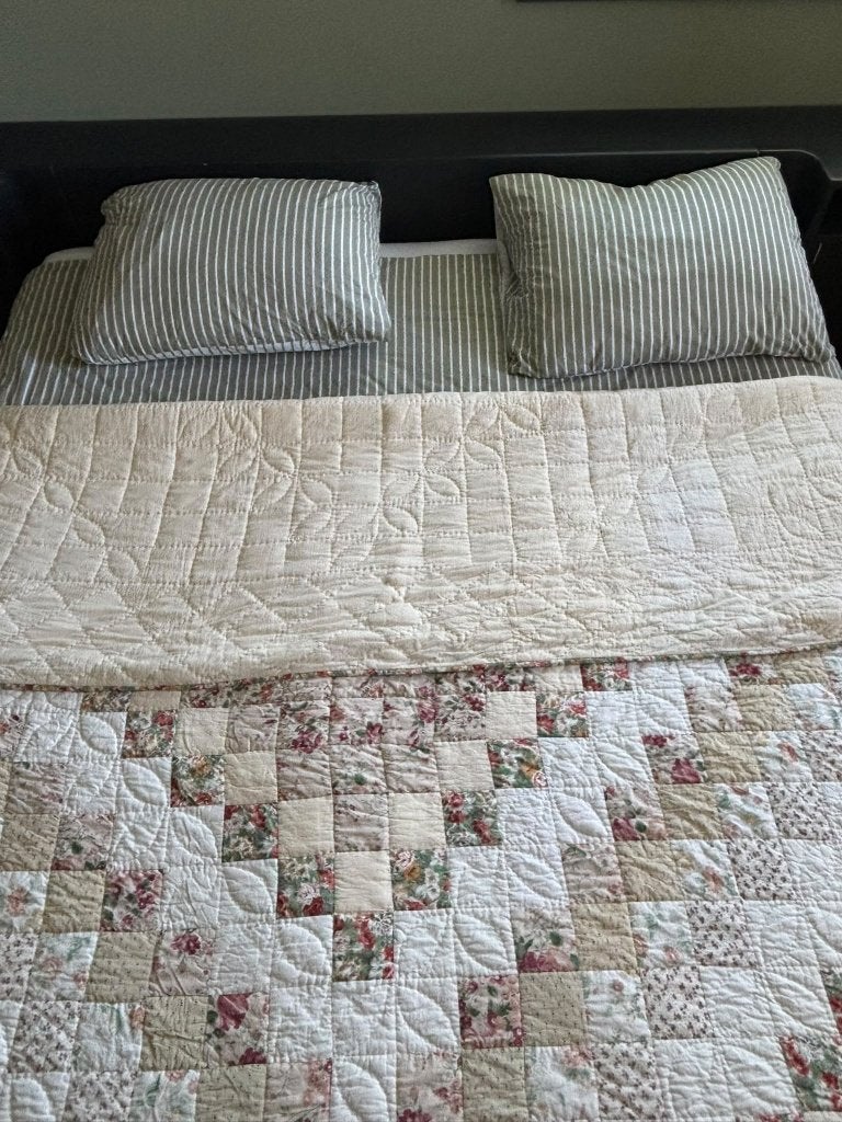 100% Katoenen Patchwork Quilt/Sprei (240 x 250 cm), Meerkleurig, Katoen, Tweepersoons, Ophalen of Verzenden