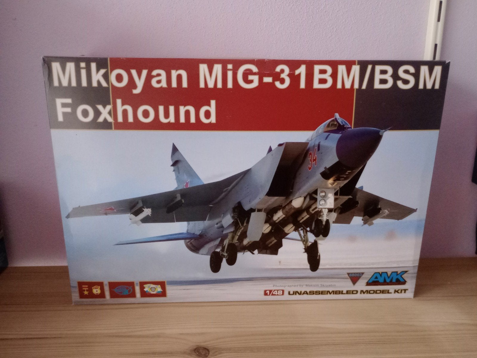 1/48 mig-31 amk, Overige merken, Nieuw, Ophalen of Verzenden, Groter dan 1:72