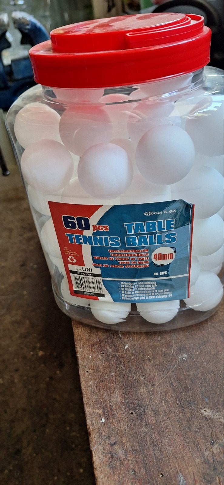 Nieuwe Pingpongballen - Ongeveer 55 stuks, Ophalen of Verzenden