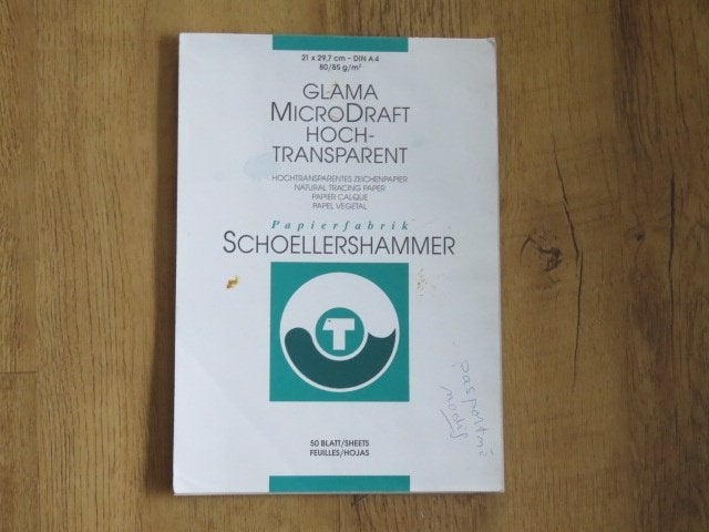 Schoellershammer Glama MicroDraft overtrekpapier 80-85 g/m2, Ophalen of Verzenden, Nieuw