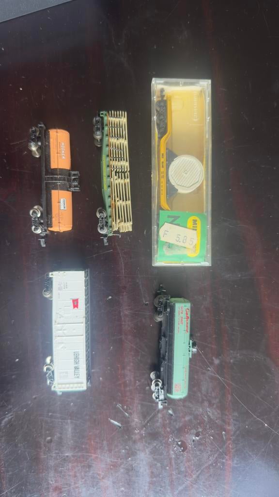 Minitrix/Bachmann N spoor wagons 1/160, Gebruikt, Gelijkstroom, Trix, Wagon