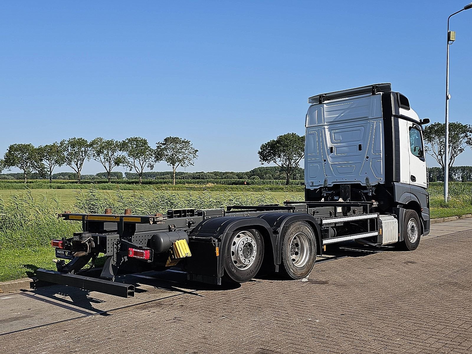 MERCEDES-BENZ ACTROS 2545 6x2 oilretarder, Automaat, Euro 6, Wit, Mercedes-Benz