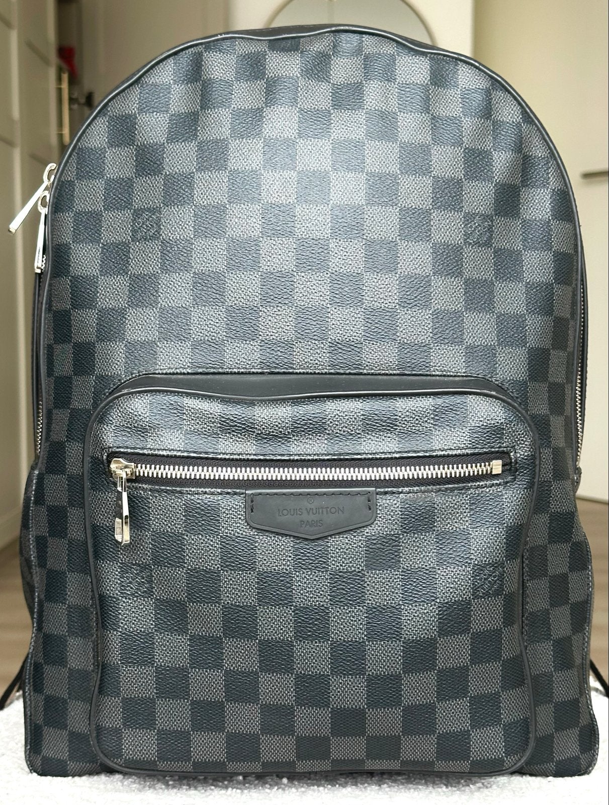 Louis Vuitton Josh Rugzak Damier Graphite - Zeer nette staat, Sieraden, Tassen en Uiterlijk, Tassen | Rugtassen, Ophalen of Verzenden