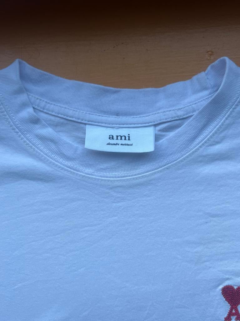 ami paris shirt, Ophalen of Verzenden, Zo goed als nieuw, Maat 48/50 (M), Wit